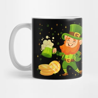 Leprechaun Drinking Beer St. Patrick's Day Mug